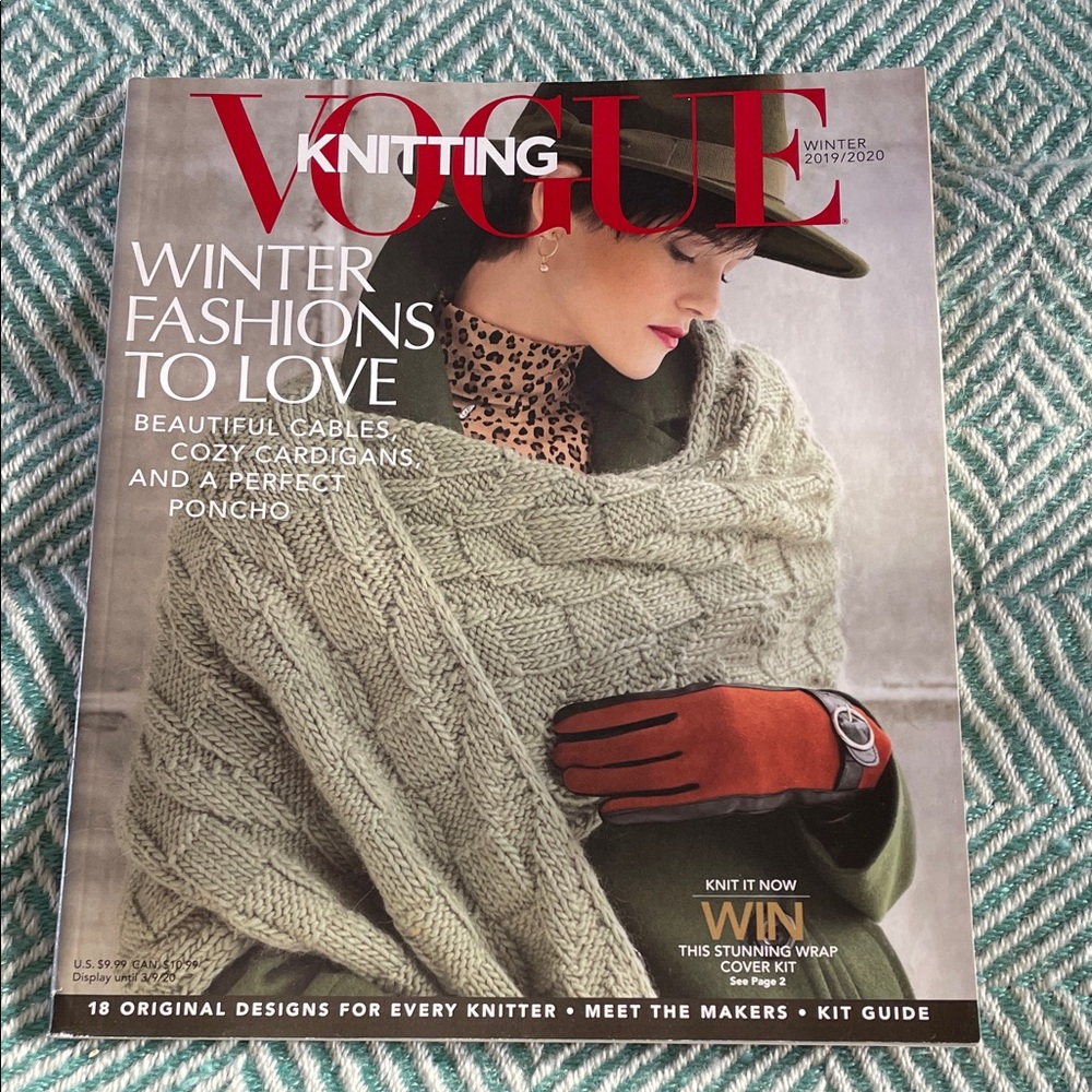 Vogue Knitting Magazine Winter 2019/2020
3 for $20 bundle on Vogue magazines